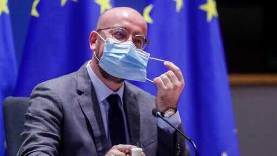 European Union leaders agreed that borders should remain open and assessed more measures to counter the spread of coronavirus variants during a video summit as the bloc's top disease control official said urgent action was needed to stave off a new wave of hospitalisations and deaths.(Yahoo) European Union leaders agreed that borders should remain open and assessed more measures to counter the spread of coronavirus variants during a video summit as the bloc's top disease control official said urgent action was needed to stave off a new wave of hospitalisations and deaths.(Yahoo)