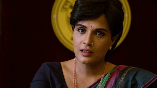 Richa Chadha in Madam Chief Minister. Richa Chadha in Madam Chief Minister.