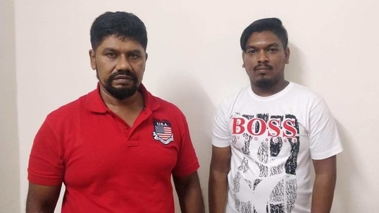 NCB sleuths picked up Nawas and Afnas on Thursday from their home in Chennai’s suburb Karapakkam where they lived with their families. Nawas has been in the city for the past 10 years while Afnas joined him three years ago. (PHOTO: NCB) NCB sleuths picked up Nawas and Afnas on Thursday from their home in Chennai’s suburb Karapakkam where they lived with their families. Nawas has been in the city for the past 10 years while Afnas joined him three years ago. (PHOTO: NCB)