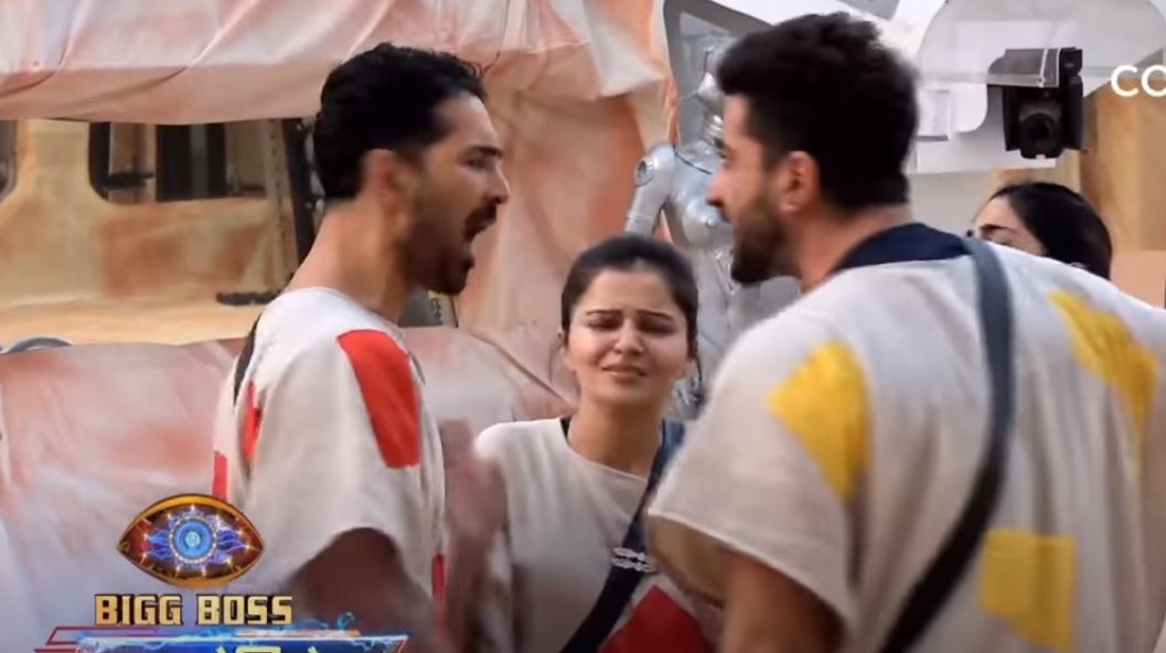 Aly and Abhinav fight on the show. (Colors)