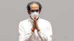 Maharashtra Chief Minister Uddhav Thackeray greets during a press conference.(ANI) Maharashtra Chief Minister Uddhav Thackeray greets during a press conference.(ANI)