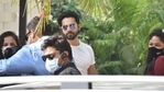 Varun Dhawan at the wedding venue. Varun Dhawan at the wedding venue.
