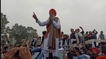 Haryana Bhartiya Kisan Union president Gurnam Singh Charuni addressing supporters. (HT file photo) Haryana Bhartiya Kisan Union president Gurnam Singh Charuni addressing supporters. (HT file photo)