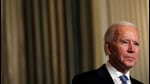 US President Joe Biden swears in presidential appointees in a virtual ceremony in the State Dining Room of the White House in Washington, after his inauguration as the 46th President of the United States, January 20, 2021 (REUTERS) US President Joe Biden swears in presidential appointees in a virtual ceremony in the State Dining Room of the White House in Washington, after his inauguration as the 46th President of the United States, January 20, 2021 (REUTERS)