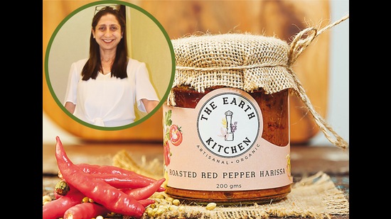 Priti Bali (inset) of The Earth Kitchen makes a delicious red pepper harissa Priti Bali (inset) of The Earth Kitchen makes a delicious red pepper harissa