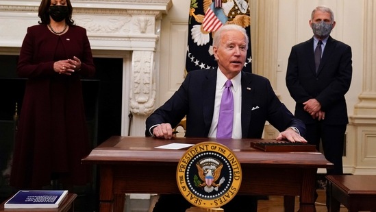 On day three of his presidency, Joe Biden announced 'The American Rescue Plan' that includes economic relief for most Americans.(AP) On day three of his presidency, Joe Biden announced 'The American Rescue Plan' that includes economic relief for most Americans.(AP)