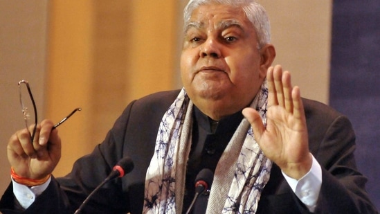 Kolkata: West Bengal Governor Jagdeep Dhankhar speaks during the inauguration of 45th Regional Conference of Institute of Chartered Accountants of India, in Kolkata, Tuesday, Jan. 19, 2021. (PTI Photo) (PTI01_19_2021_000048B)(PTI) Kolkata: West Bengal Governor Jagdeep Dhankhar speaks during the inauguration of 45th Regional Conference of Institute of Chartered Accountants of India, in Kolkata, Tuesday, Jan. 19, 2021. (PTI Photo) (PTI01_19_2021_000048B)(PTI)