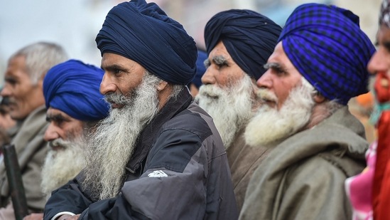 New Delhi: Farmers at Singhu border during their ongoing agitation against the new farm laws, in New Delhi, Friday, Jan. 22, 2021. (PTI Photo/Arun Sharma)(PTI01_22_2021_000091A)(PTI) New Delhi: Farmers at Singhu border during their ongoing agitation against the new farm laws, in New Delhi, Friday, Jan. 22, 2021. (PTI Photo/Arun Sharma)(PTI01_22_2021_000091A)
