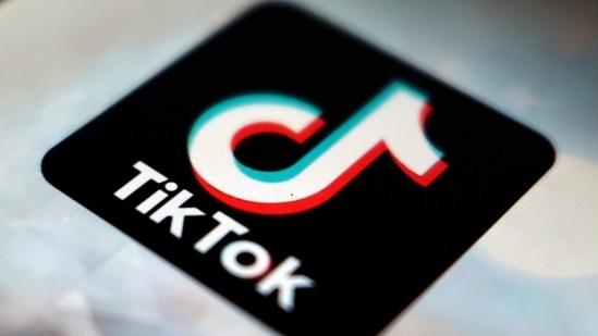 A view of the TikTok app logo. In a statement, the regulator said that although TikTok had committed to ban registration for children aged under 13, it was nonetheless easy to circumvent this rule.(AP)