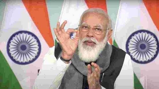 PM Narendra Modi virtually inaugurated the Agra metro project on Monday.(PTI file photo) PM Narendra Modi virtually inaugurated the Agra metro project on Monday.(PTI file photo)