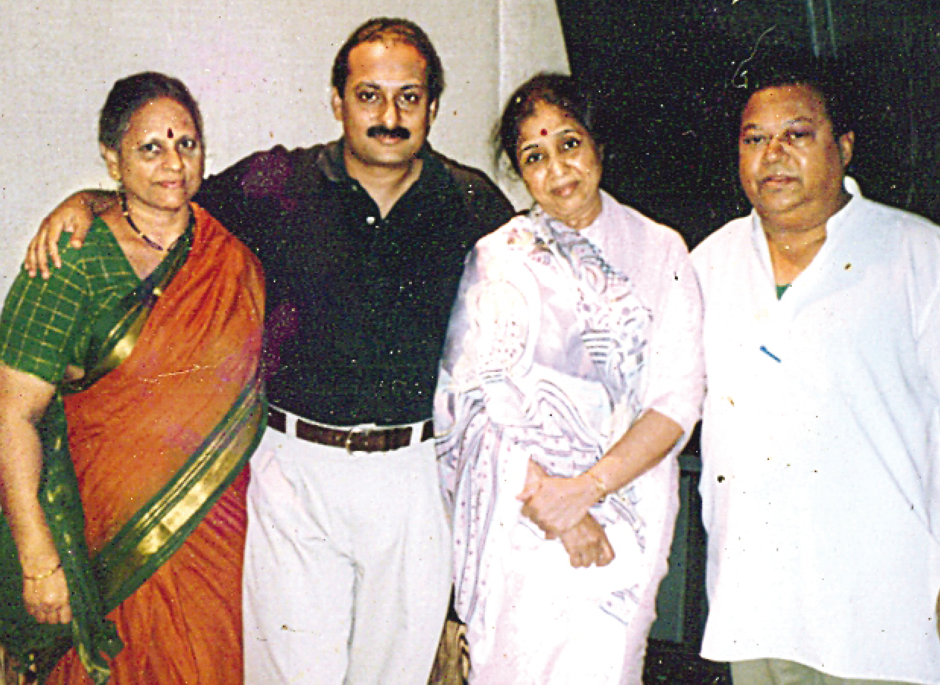 Leslee (second from left) with his mother, singer Asha Bhosle and father P L Raj, who was a famous choreographer Leslee (second from left) with his mother, singer Asha Bhosle and father P L Raj, who was a famous choreographer