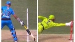 Jake Weatherald was run out twice in one ball.(Screenshot/BBL) Jake Weatherald was run out twice in one ball.(Screenshot/BBL)