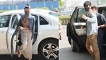 Kiara Advani and Sidharth Malhotra spotted at a food joint in Mumbai on Sunday. (Varinder Chawla) Kiara Advani and Sidharth Malhotra spotted at a food joint in Mumbai on Sunday. (Varinder Chawla)