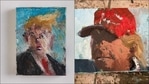 In portrait series 'The Apprentice', Israeli artist paints 120 shades of Trump(Twitter/aletrocino/essie224) In portrait series 'The Apprentice', Israeli artist paints 120 shades of Trump(Twitter/aletrocino/essie224)