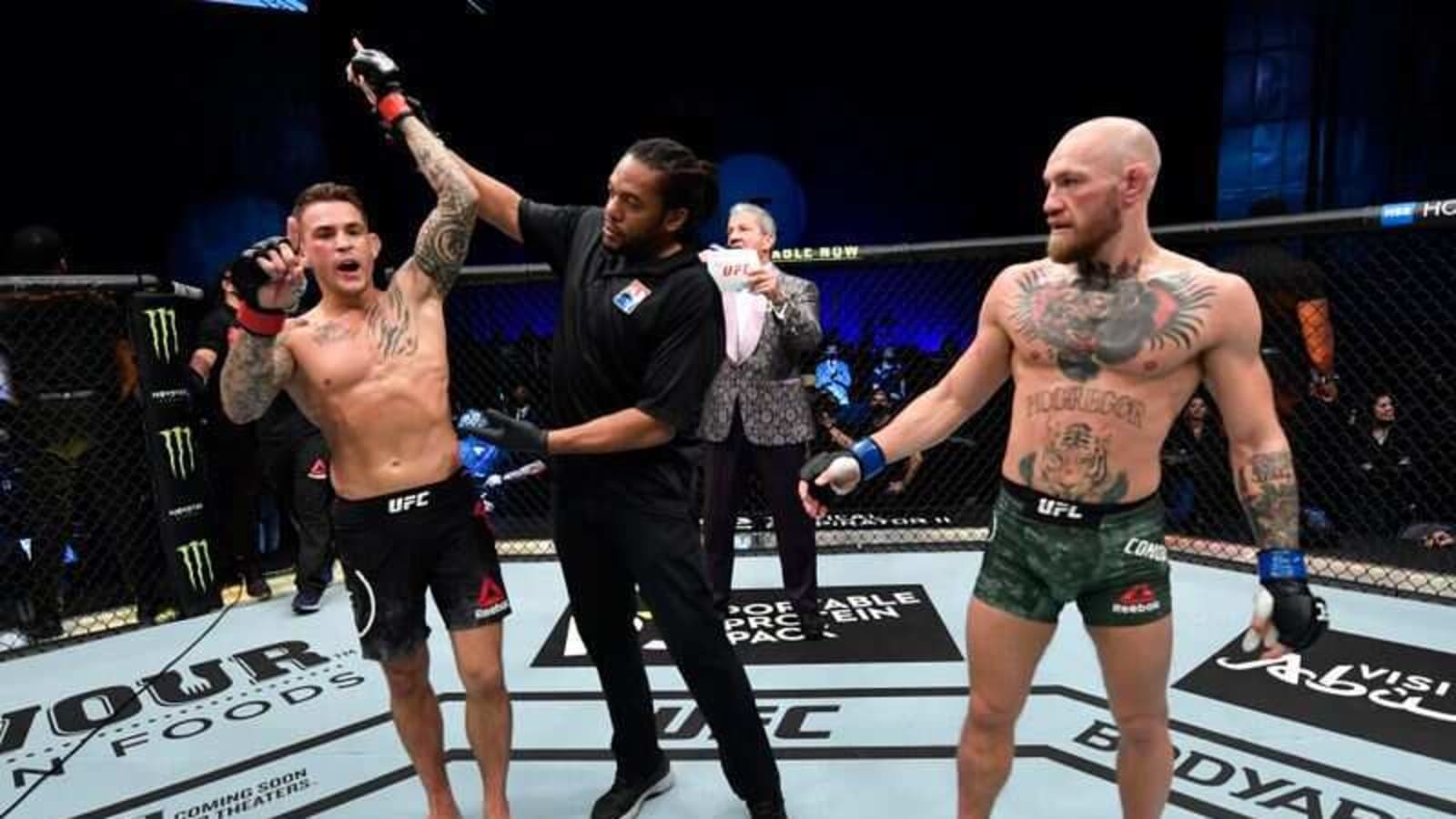 Ufc 257 Dustin Poirier Shocks The World Knocks Out Conor Mcgregor In Second Round Hindustan Times