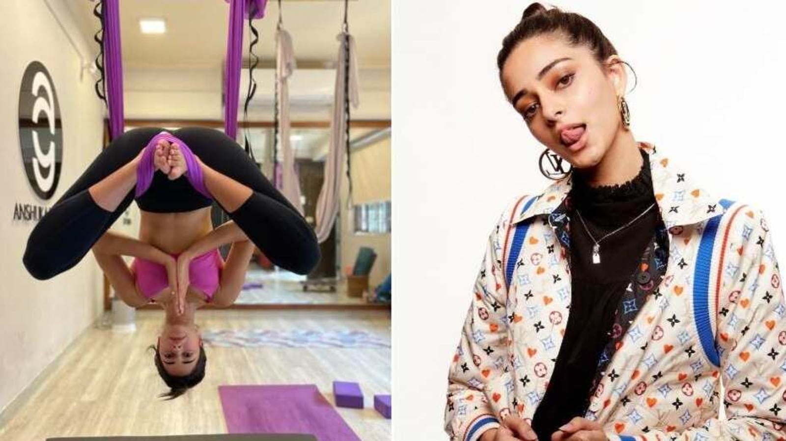Ananya Panday does inverted butterfly pose after 108 Surya Namaskars in new  post