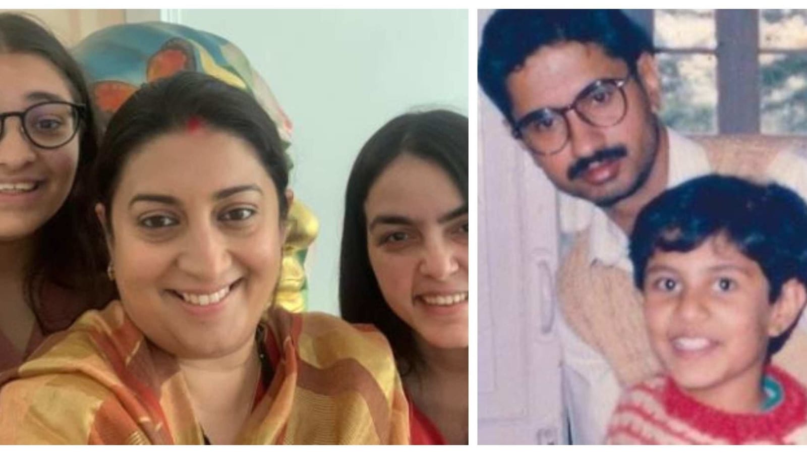 Smriti Irani, Jaishankar post photos with daughters on National Girl