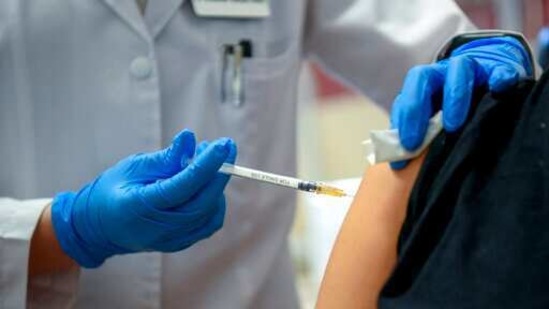 Till Saturday, a total of 15,37,190 beneficiaries were vaccinated through 27,776 sessions, as per the provisional report of the Government of India.(AP) Till Saturday, a total of 15,37,190 beneficiaries were vaccinated through 27,776 sessions, as per the provisional report of the Government of India.(AP)