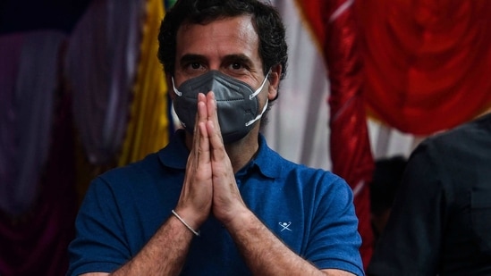 Rahul Gandhi on Sunday targeted Prime Minister Narendra Modi over the rising fuel prices in the country(AFP) Rahul Gandhi on Sunday targeted Prime Minister Narendra Modi over the rising fuel prices in the country(AFP)