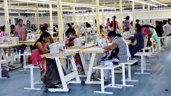 The women are happy that they are assured of a steady income from the factory.(Sourced Photo)