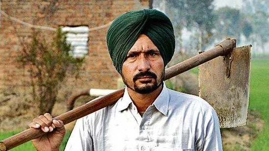 Farmer Gurdhian Singh in his wheat field in Patiala. (Bharat Bhushan/Ht photo) Farmer Gurdhian Singh in his wheat field in Patiala. (Bharat Bhushan/Ht photo)