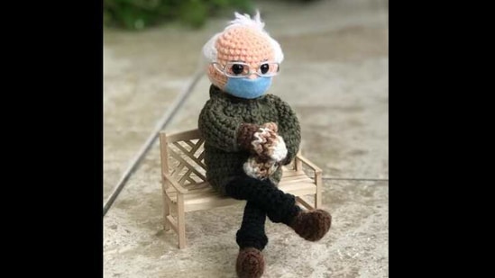 bernie sanders crochet doll free pattern