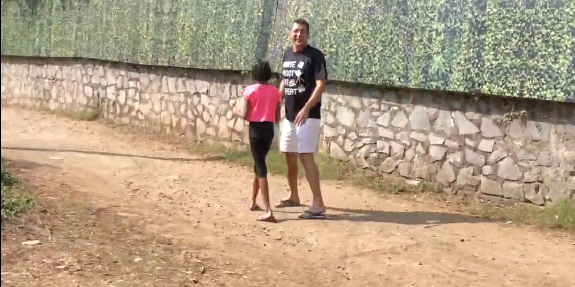 Kunal Kohli with his daughter. Kunal Kohli with his daughter.