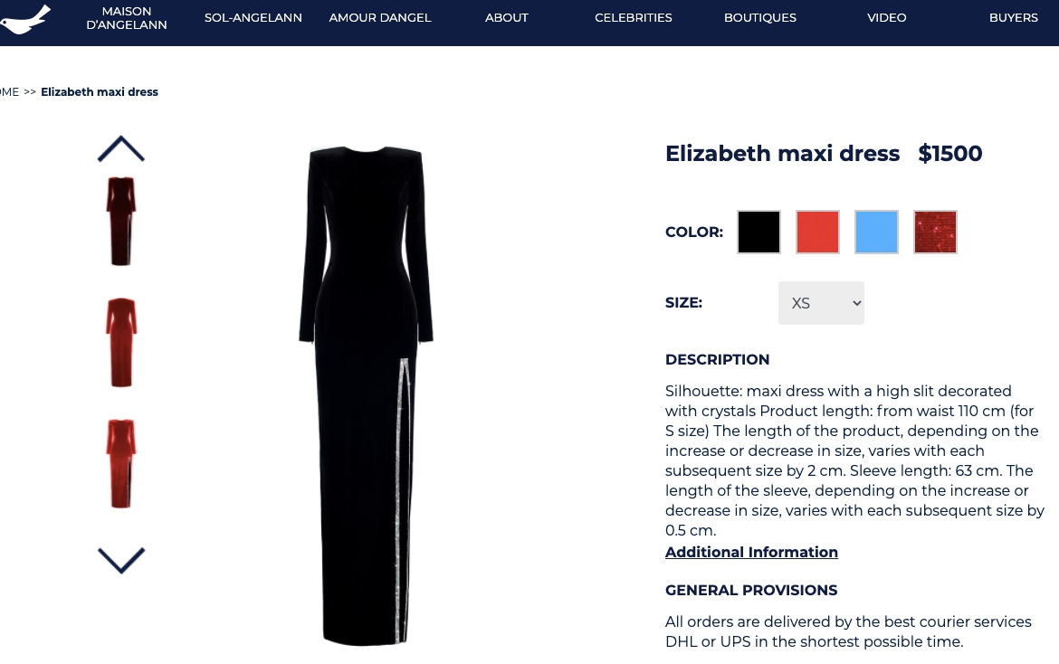 Nora Fatehis dress is worth ₹1 lakh(maisonangelann.com) Nora Fatehis dress is worth ₹1 lakh(maisonangelann.com)
