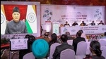 President Ram Nath Kovind virtually addresses the 11th National Voters’ Day, organised by the Election Commission of India, in New Delhi, Monday. (PTI) President Ram Nath Kovind virtually addresses the 11th National Voters’ Day, organised by the Election Commission of India, in New Delhi, Monday. (PTI)