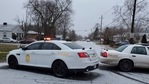 Indianapolis Metropolitan Police Department work the scene Sunday, Jan. 24, 2021 in Indianapolis where five people were shot to death early Sunday inside an Indianapolis home. (AP Photo ) Indianapolis Metropolitan Police Department work the scene Sunday, Jan. 24, 2021 in Indianapolis where five people were shot to death early Sunday inside an Indianapolis home. (AP Photo )