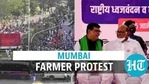 Farmers staged a protest at Azad Maidan Farmers staged a protest at Azad Maidan