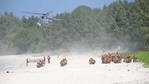 The aim of the Kavach drill is to sharpen operational synergy between the three services. (ANI Photo ) The aim of the Kavach drill is to sharpen operational synergy between the three services. (ANI Photo )