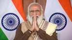 The interaction began with the Prime Minister talking to mountain climber Kaamya Kartikeyan.(PTI) The interaction began with the Prime Minister talking to mountain climber Kaamya Kartikeyan.(PTI)
