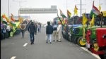 A large number of tractors gathered at the Ghazipur border protest site ahead of the tractor rally proposed by farmers on Republic Day in New Delhi. (HT Photo) A large number of tractors gathered at the Ghazipur border protest site ahead of the tractor rally proposed by farmers on Republic Day in New Delhi. (HT Photo)