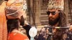 Shahid Kapoor and Ranveer Singh rehearsing a scene on sets of Padmaavat. Shahid Kapoor and Ranveer Singh rehearsing a scene on sets of Padmaavat.