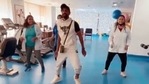 Remo D'Souza dances with his doctors. 