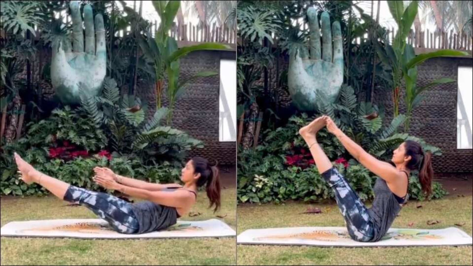 10 Yoga Asanas for Flat Stomach | Shilpa Shetty Yoga Programs - YouTube