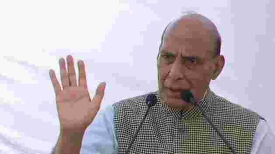 Defence Minister Rajnath Singh launched revamped version of gallantry awards portal (File Photo/ANI). Defence Minister Rajnath Singh launched revamped version of gallantry awards portal (File Photo/ANI).