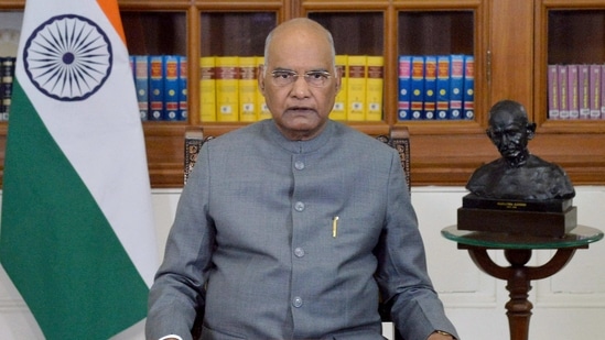 President Ram Nath Kovind addresses to the nation on the eve of 72nd Republic Day, in New Delhi. (ANI Photo) President Ram Nath Kovind addresses to the nation on the eve of 72nd Republic Day, in New Delhi. (ANI Photo)