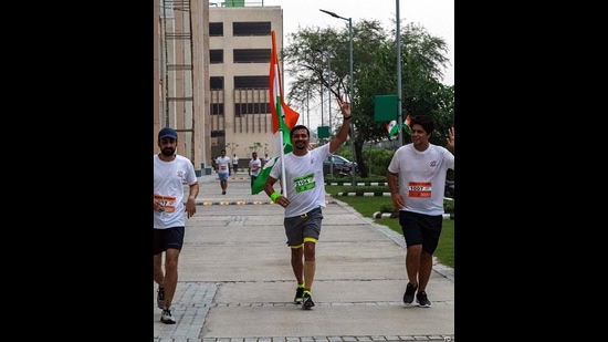 Some Delhiites are choosing to run marathons within their societies on Republic Day this year. (Photo for representational purposes only) Some Delhiites are choosing to run marathons within their societies on Republic Day this year. (Photo for representational purposes only)