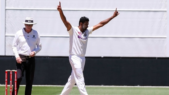 India's Ravichandran Ashwin celebrates after bowling Australia's Josh Hazlewood during play on day four of the second cricket test between India and Australia at the Melbourne Cricket Ground, Melbourne, Australia, Tuesday, Dec. 29, 2020. (AP Photo/Asanka Brendon Ratnayake)(AP) India's Ravichandran Ashwin celebrates after bowling Australia's Josh Hazlewood during play on day four of the second cricket test between India and Australia at the Melbourne Cricket Ground, Melbourne, Australia, Tuesday, Dec. 29, 2020. (AP Photo/Asanka Brendon Ratnayake)(AP)