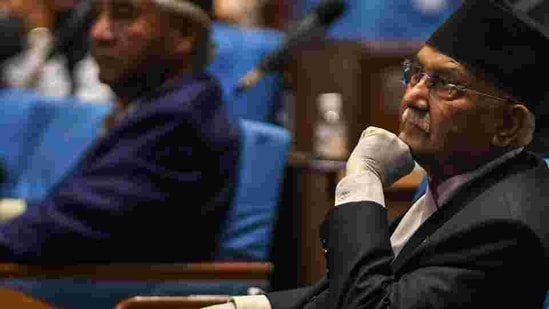 Nepal's prime minister KP Sharma Oli attends a parliament session.(AFP File Photo) Nepal's prime minister KP Sharma Oli attends a parliament session.(AFP File Photo)