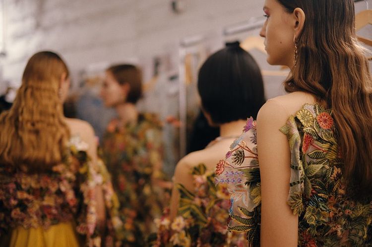Models at couturier Rahul Mishra’s showcase in Paris (Photo: Instagram/RahulMishra_7) Models at couturier Rahul Mishra’s showcase in Paris (Photo: Instagram/RahulMishra_7)