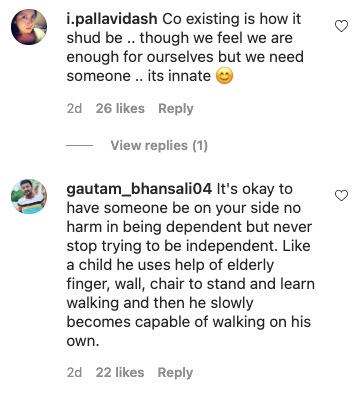 Comments on Neena Guptas video(Instagram/neena_gupta) Comments on Neena Guptas video(Instagram/neena_gupta)