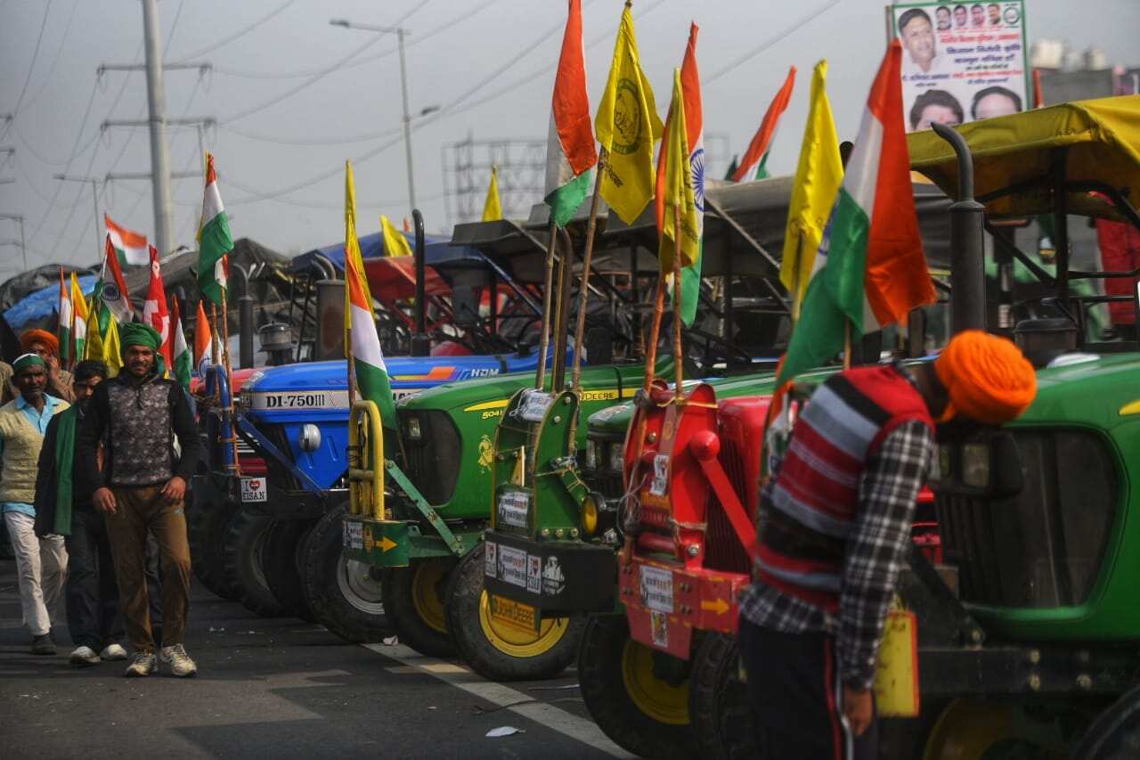 Farmer unions have stated that they will carry out the rally with or without permission from the police. (HT Photo) Farmer unions have stated that they will carry out the rally with or without permission from the police. (HT Photo)