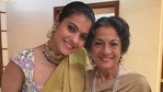 Kajol with Tanuja. Kajol with Tanuja.