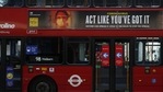 A lone bus passenger sits on the top deck, wearing a mask to prevent the spread of COVID-19, in Oxford Street London(AP) A lone bus passenger sits on the top deck, wearing a mask to prevent the spread of COVID-19, in Oxford Street London(AP)