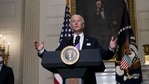 Biden has pledged to provide 100 million Covid vaccine shots in his first 100 days in office and he said the administration was increasing its overall weekly vaccine supply to states and territories.(Bloomberg) Biden has pledged to provide 100 million Covid vaccine shots in his first 100 days in office and he said the administration was increasing its overall weekly vaccine supply to states and territories.(Bloomberg)