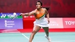 This handout from the Badminton Association of Thailand taken and released on January 19, 2021 shows India's Pusarla V. Sindhu hitting a shot against Thailand's Busanan Ongbamrungphan during their women's singles first round match at the Toyota Thailand Open badminton tournament in Bangkok. (Photo by Handout / BADMINTON ASSOCIATION OF THAILAND / AFP) / -----EDITORS NOTE --- RESTRICTED TO EDITORIAL USE - MANDATORY CREDIT This handout from the Badminton Association of Thailand taken and released on January 19, 2021 shows India's Pusarla V. Sindhu hitting a shot against Thailand's Busanan Ongbamrungphan during their women's singles first round match at the Toyota Thailand Open badminton tournament in Bangkok. (Photo by Handout / BADMINTON ASSOCIATION OF THAILAND / AFP) / -----EDITORS NOTE --- RESTRICTED TO EDITORIAL USE - MANDATORY CREDIT