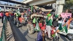At least 19 people have been taken to two Delhi hospitals following violence during the tractor rally on Tuesday in the national capital(PTI Photo) At least 19 people have been taken to two Delhi hospitals following violence during the tractor rally on Tuesday in the national capital(PTI Photo)